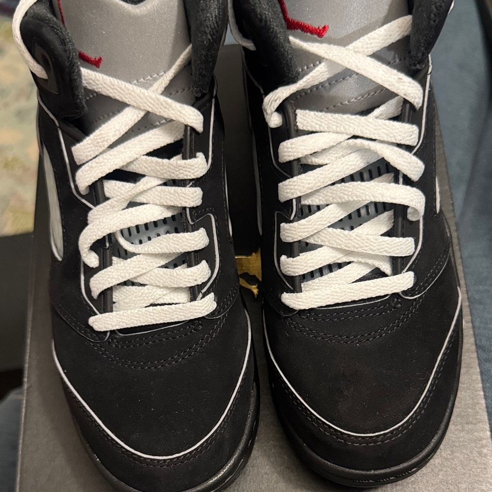 Jordan Kids Black and White Athletic Sneakers
